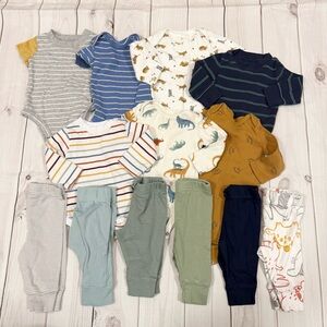 Baby Boy Outfit Bundle - Baby Boy Size 3 Months